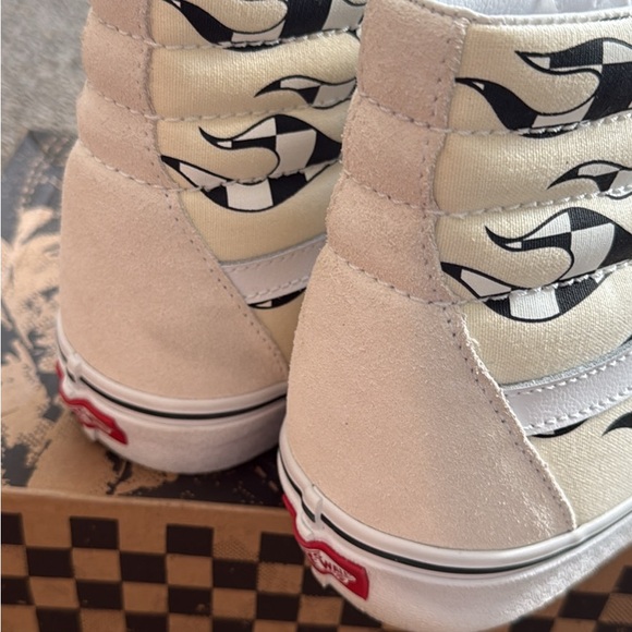 Vans Flame Checkered High-Tops Sk8 Hi - Picture 2 of 6